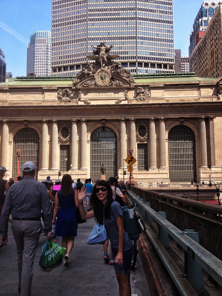 Walking around Grand Central - which is really a pretty amazing building.